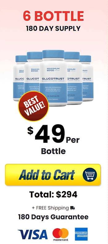 GlucoTrust 6 bottles price